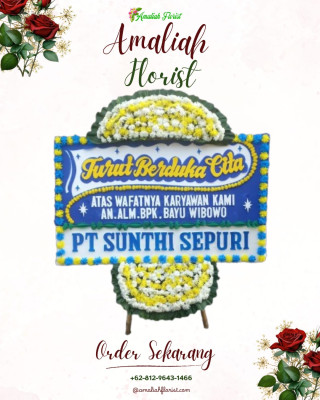 Papan Bunga Duka di Ngantang