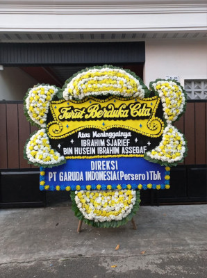 Papan Bunga Duka di Ngantang